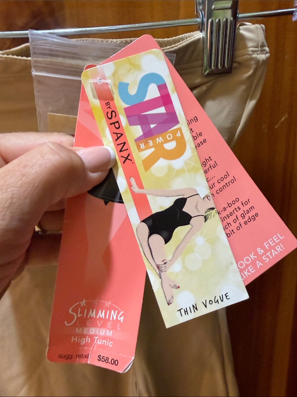 Star Power by SPANX Women's High-Waist Shaping Brief - Tan, Sz XL, BNWT - Picture 2 of 10